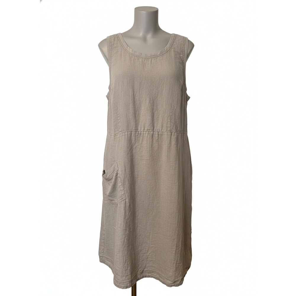 FLAX‎ 100% Cotton Sleeves Dress - Size XL